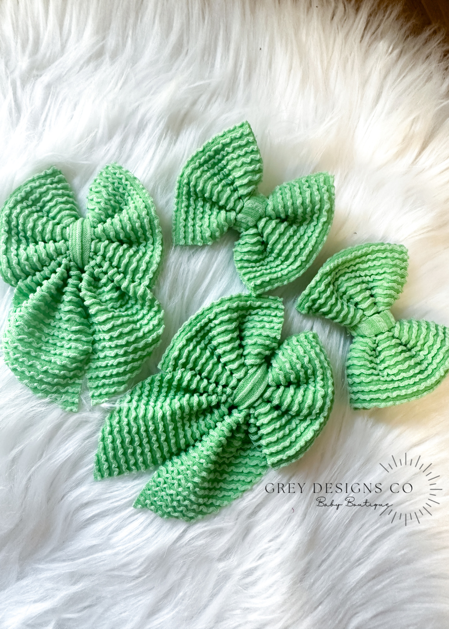 Lime Green bows