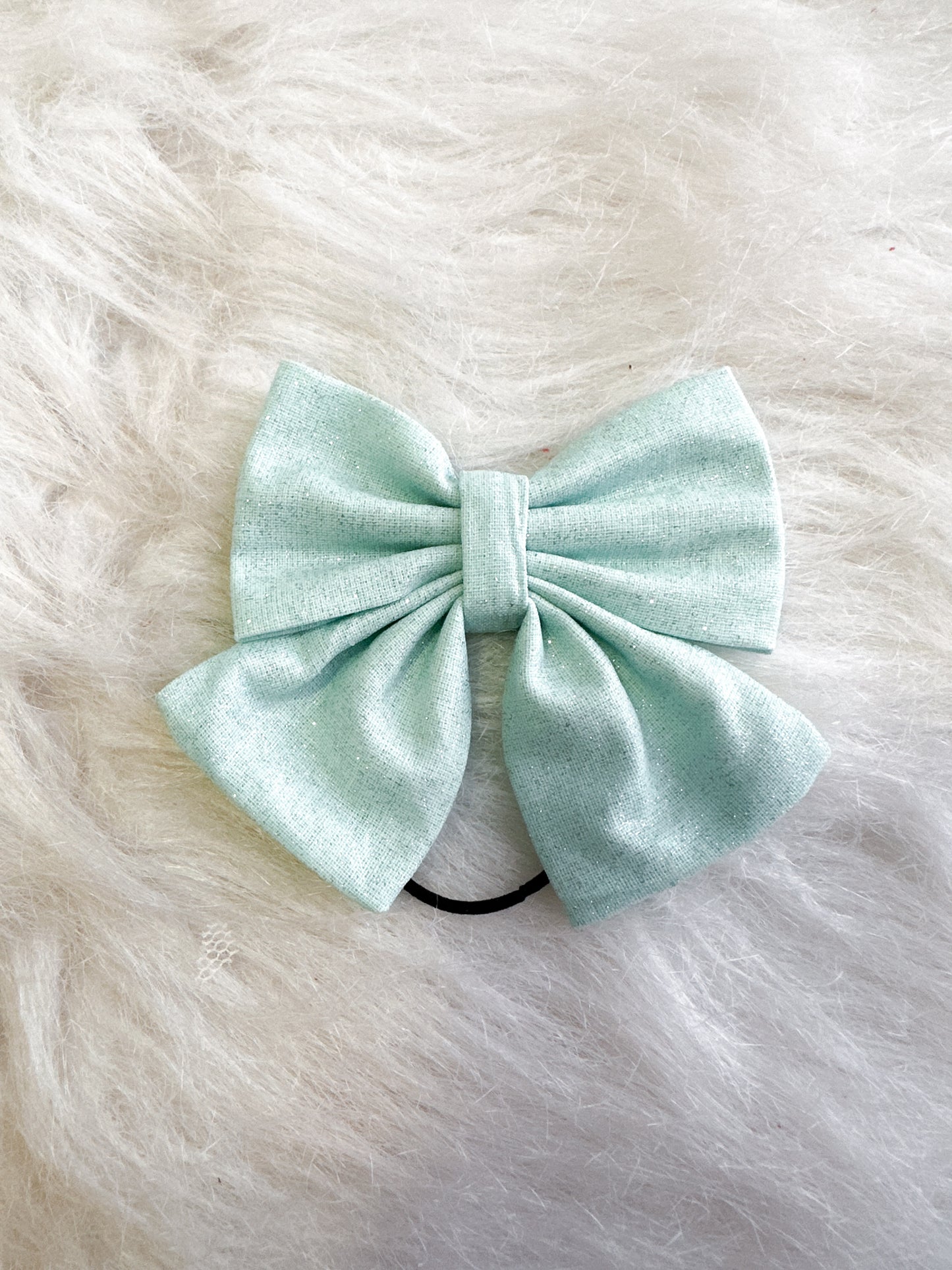 Sparkle cotton bows