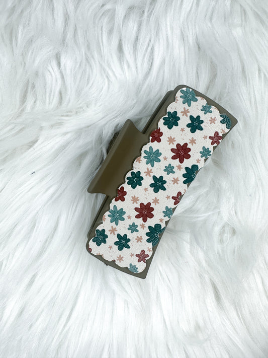 Exclusive Floral Claw Clip