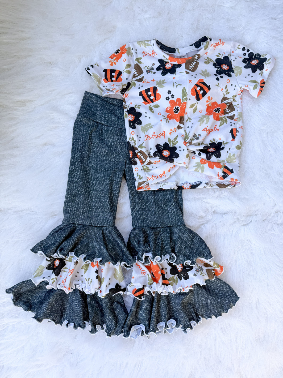 Romy tee & boujee bells 9-12