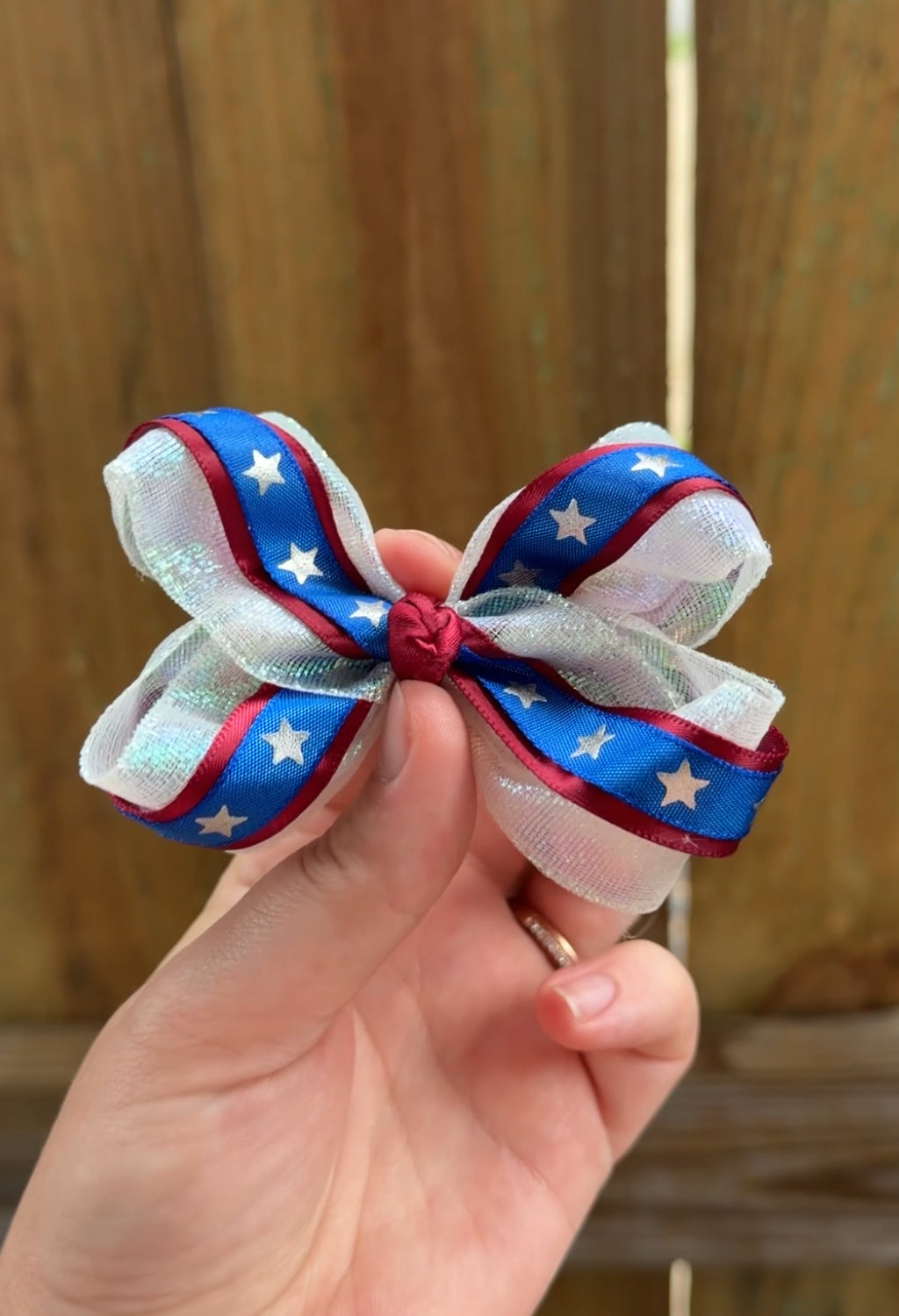 4” ribbon bow