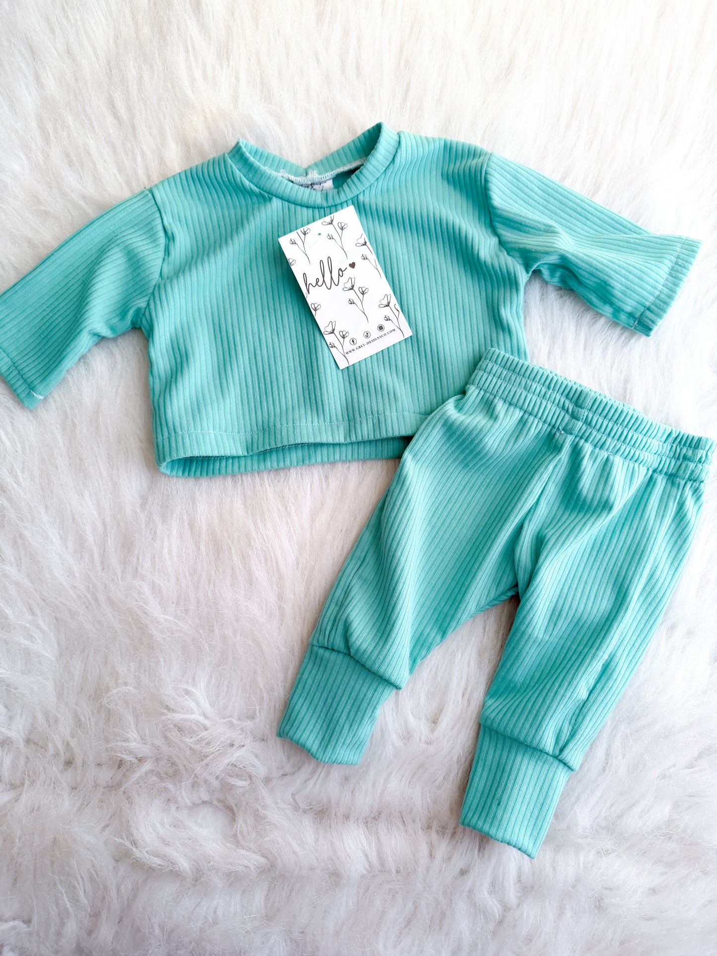Basic long sleeve set NB