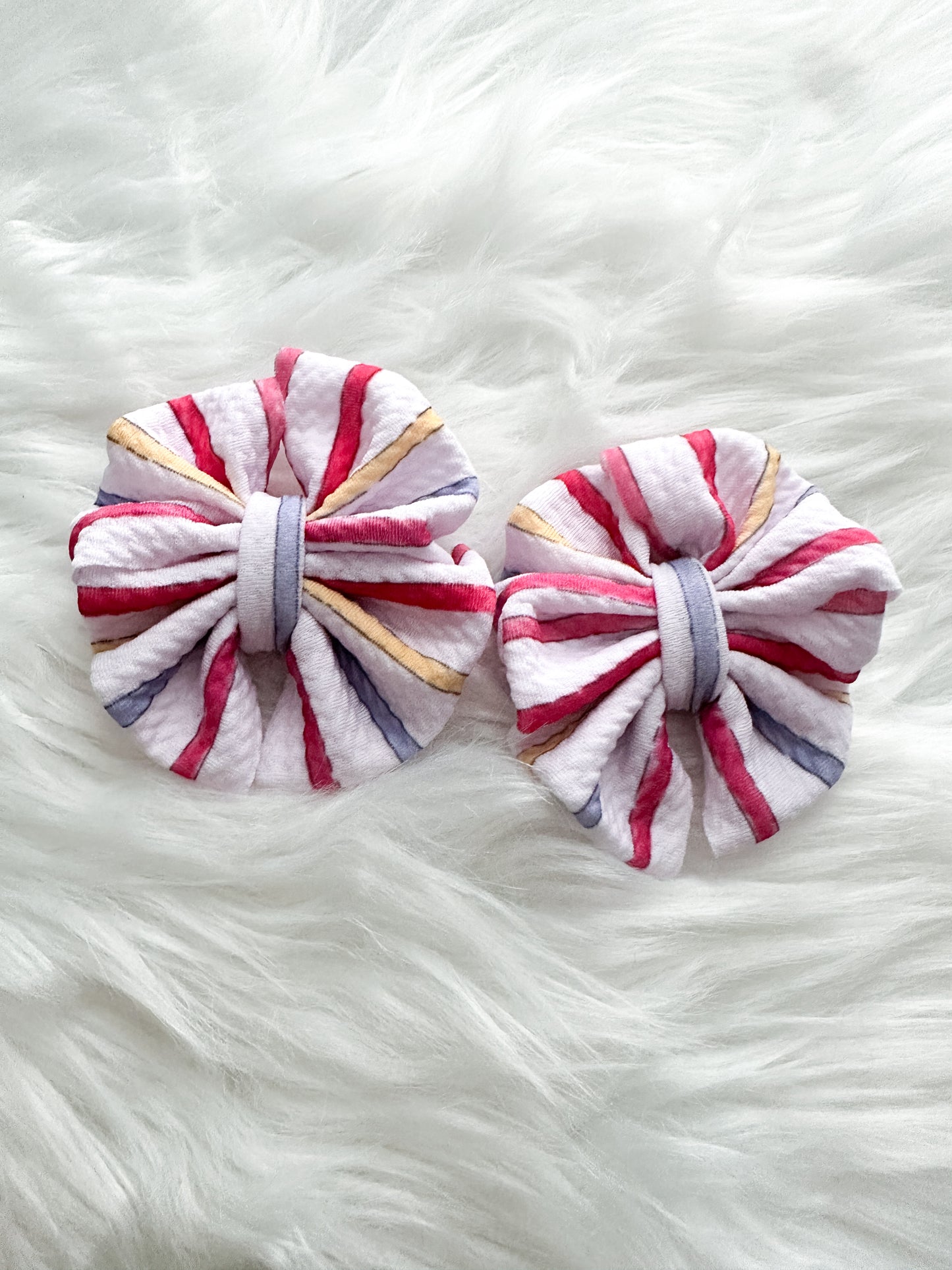 Garden Stripes bow