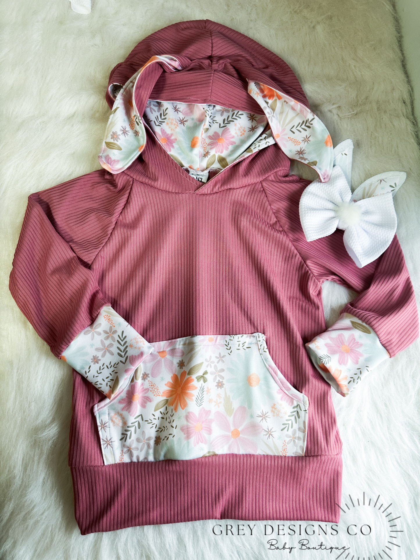 Bunny hoodie 4T