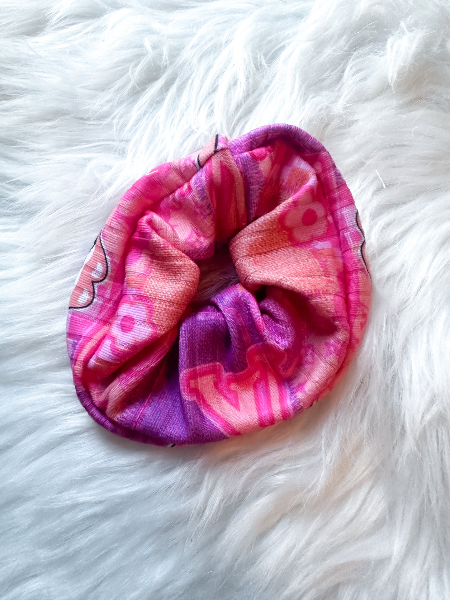 Exclusive print scrunchies