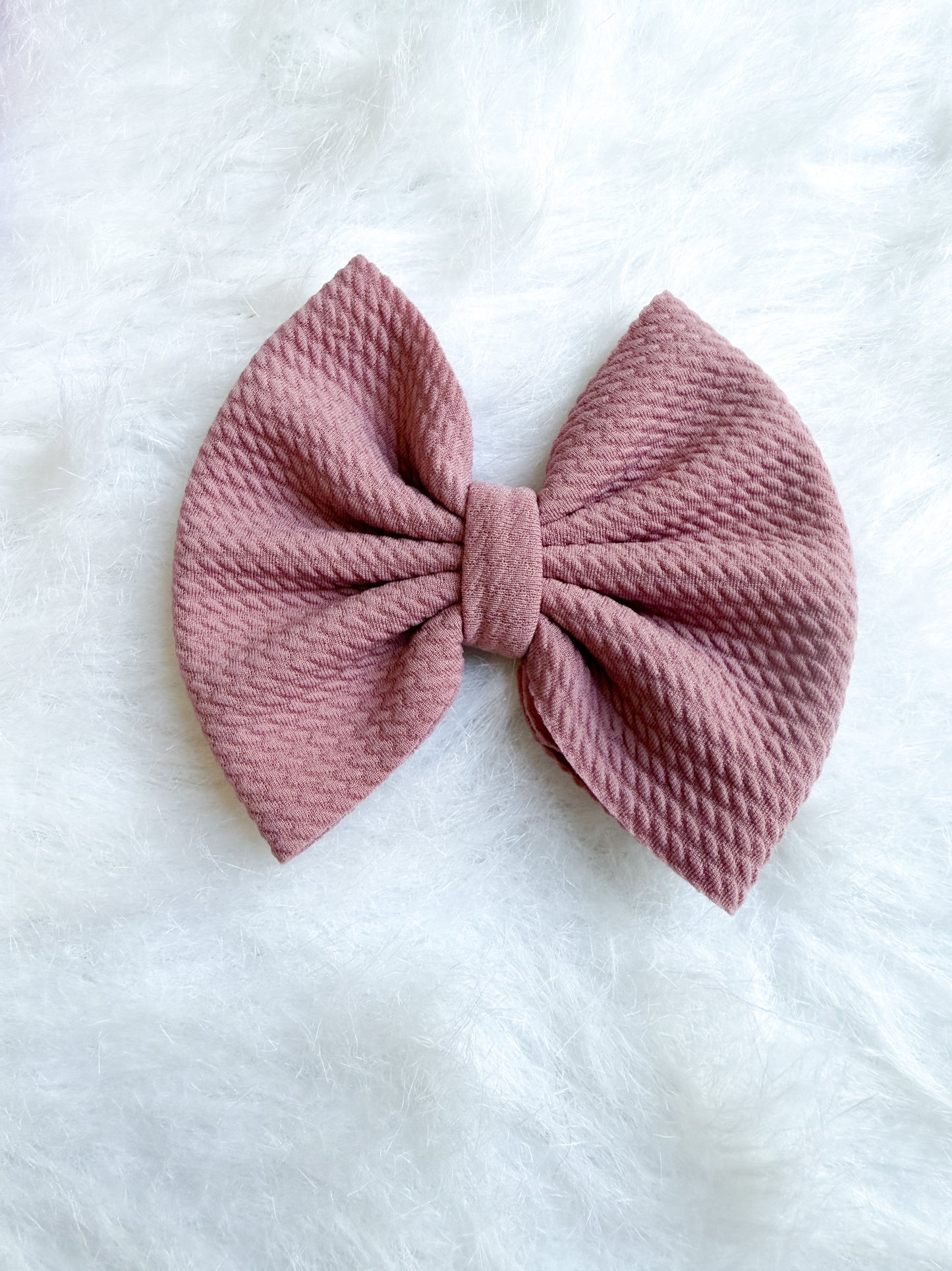 Mauve bows