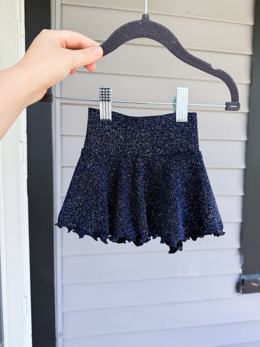 Blue shimmer skirt