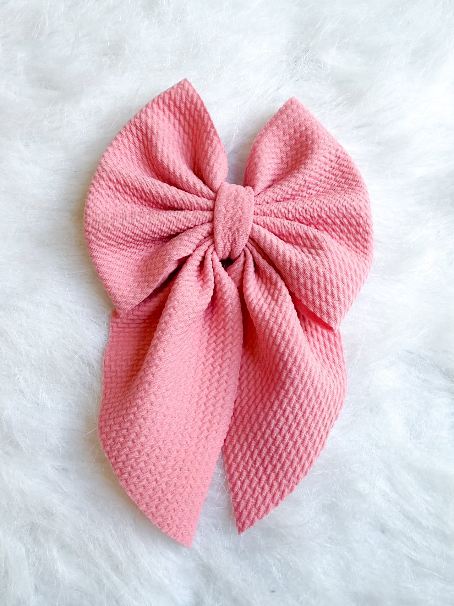 Dusty rose bows
