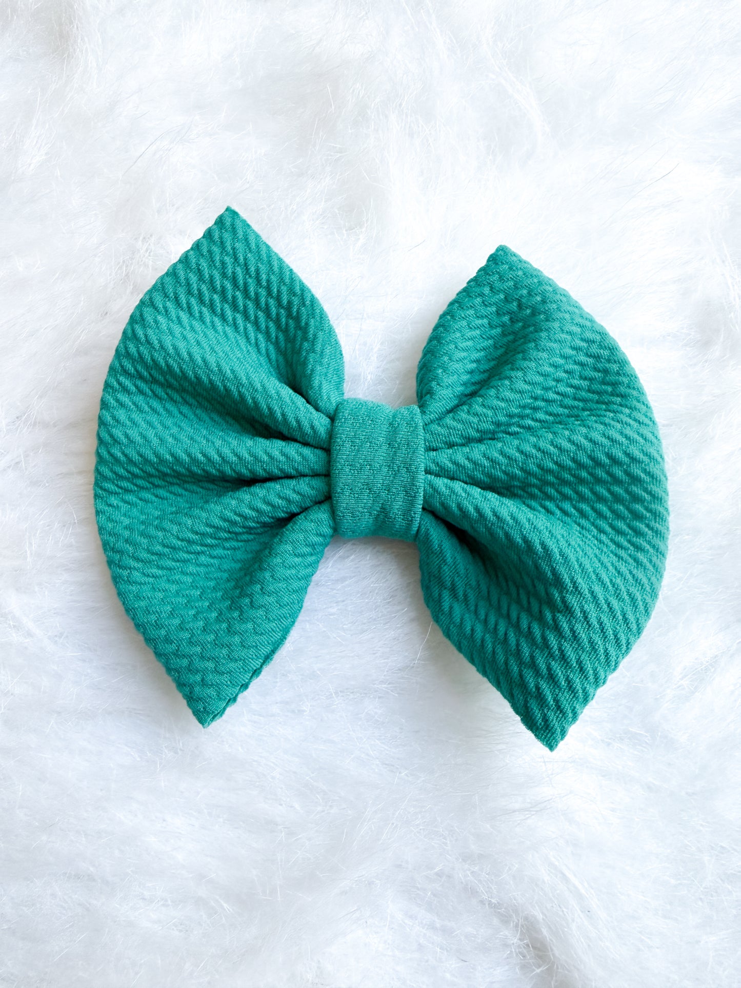 Teal bows