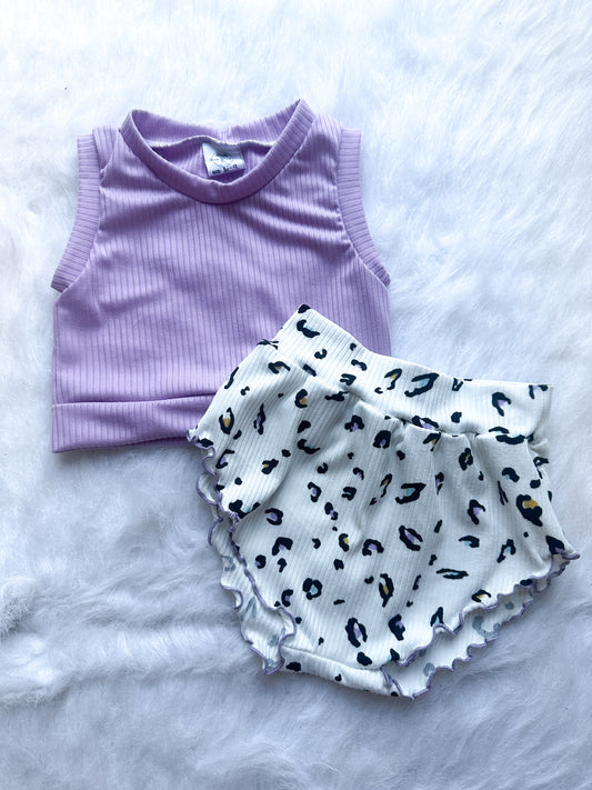 Crop & lounge shortie set 6-9