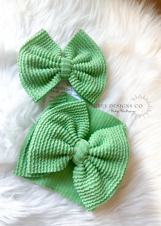 Lime Green bows