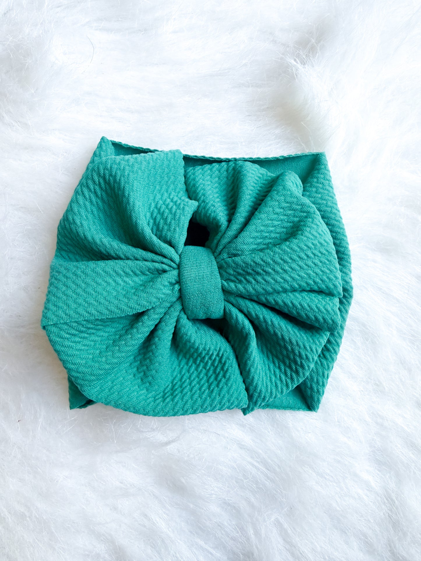 Teal bows
