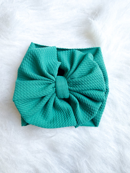 Teal bows