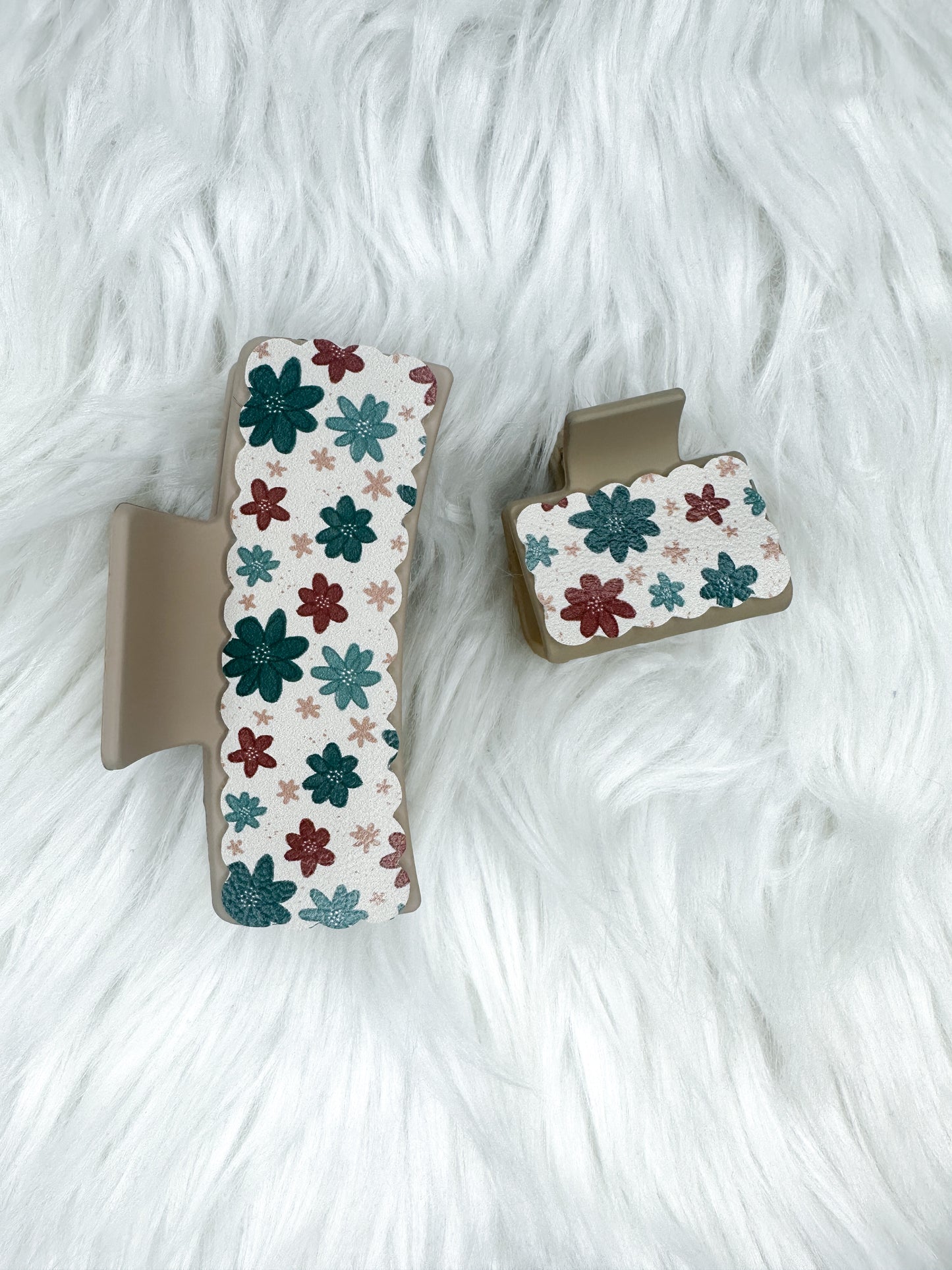 Exclusive Floral Claw Clip