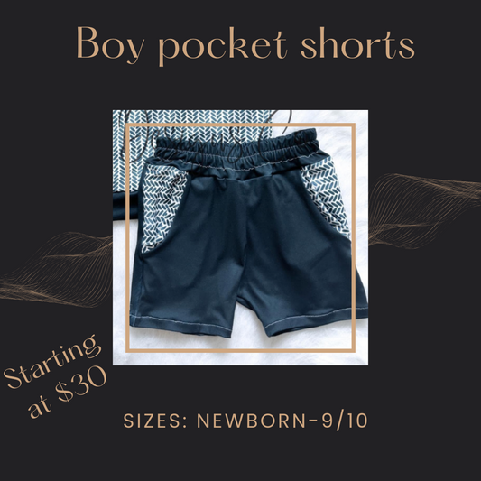 Boy pocket shorts