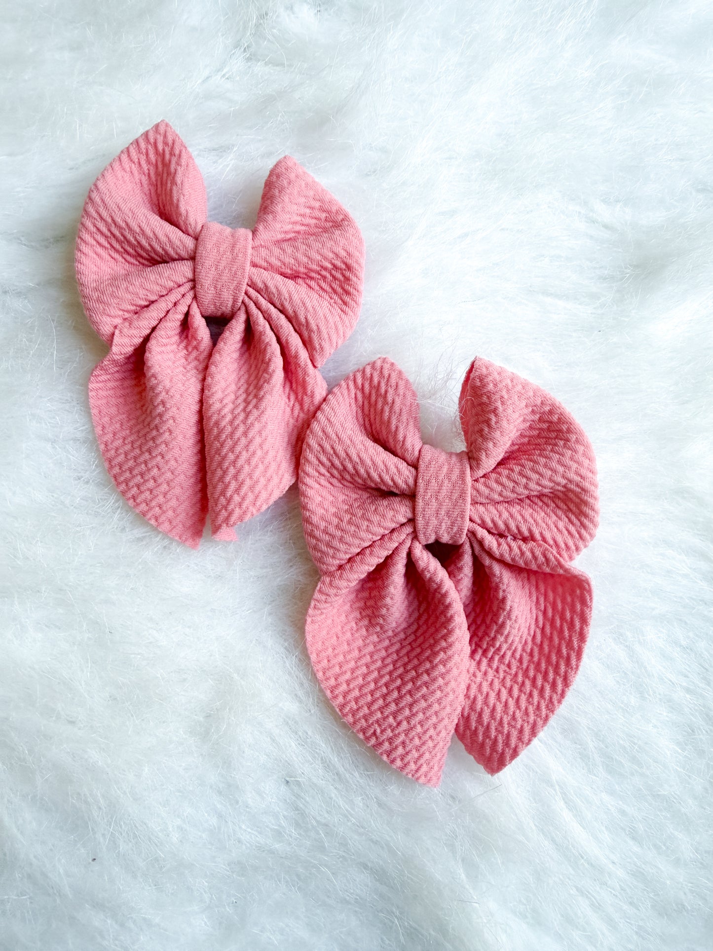 Dusty rose bows