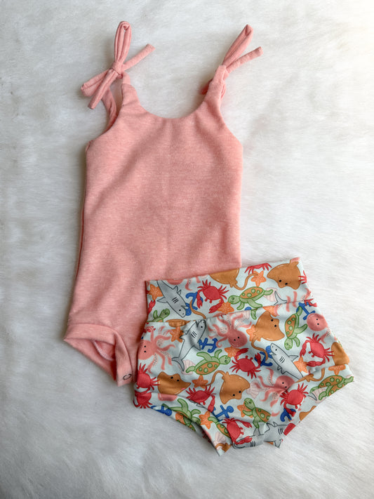 Brielle bodysuit + Bummie 6-9