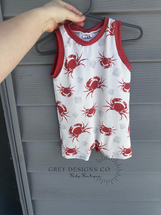 Christopher romper 6-9 & 9-12