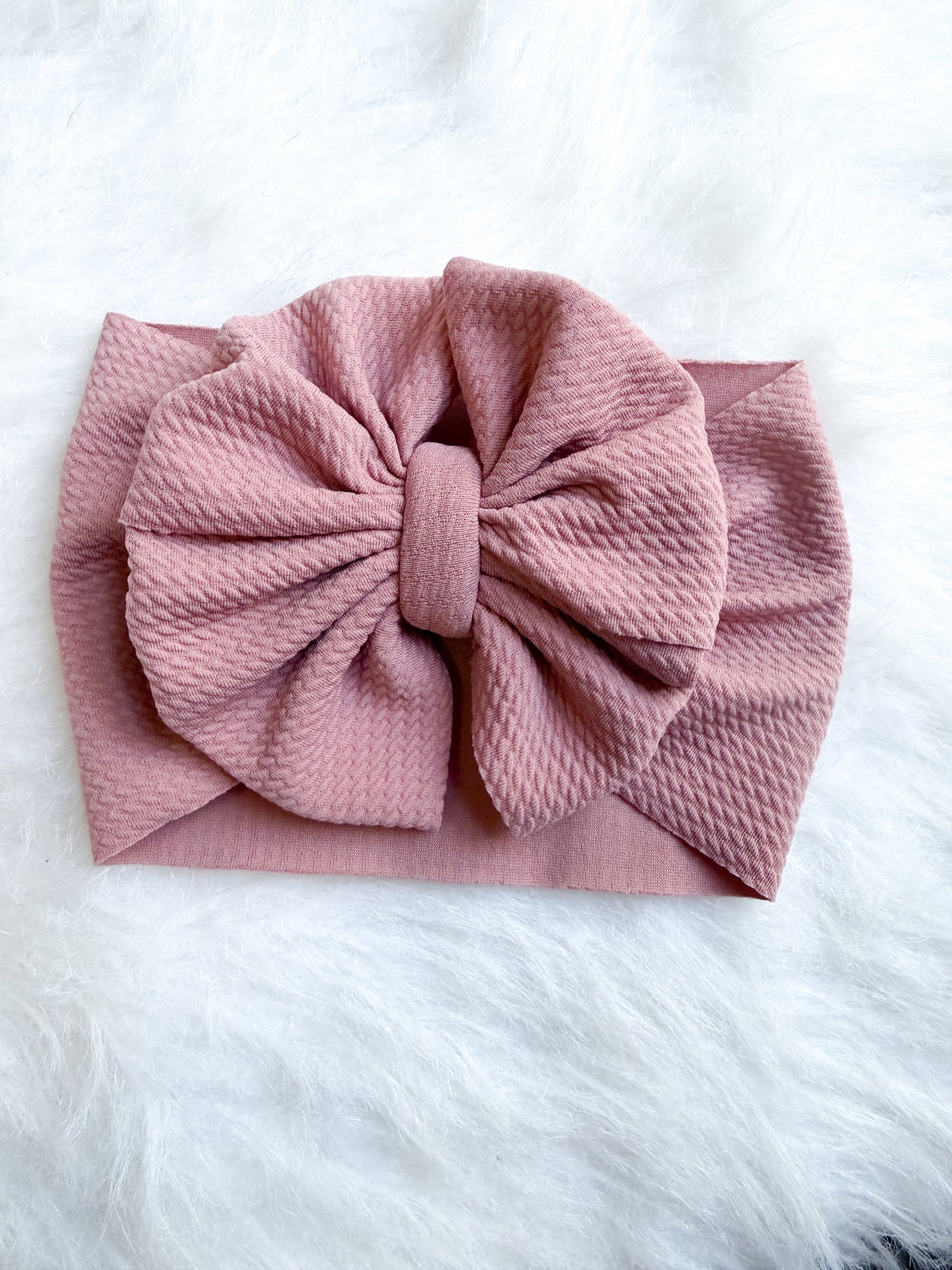 Mauve bows