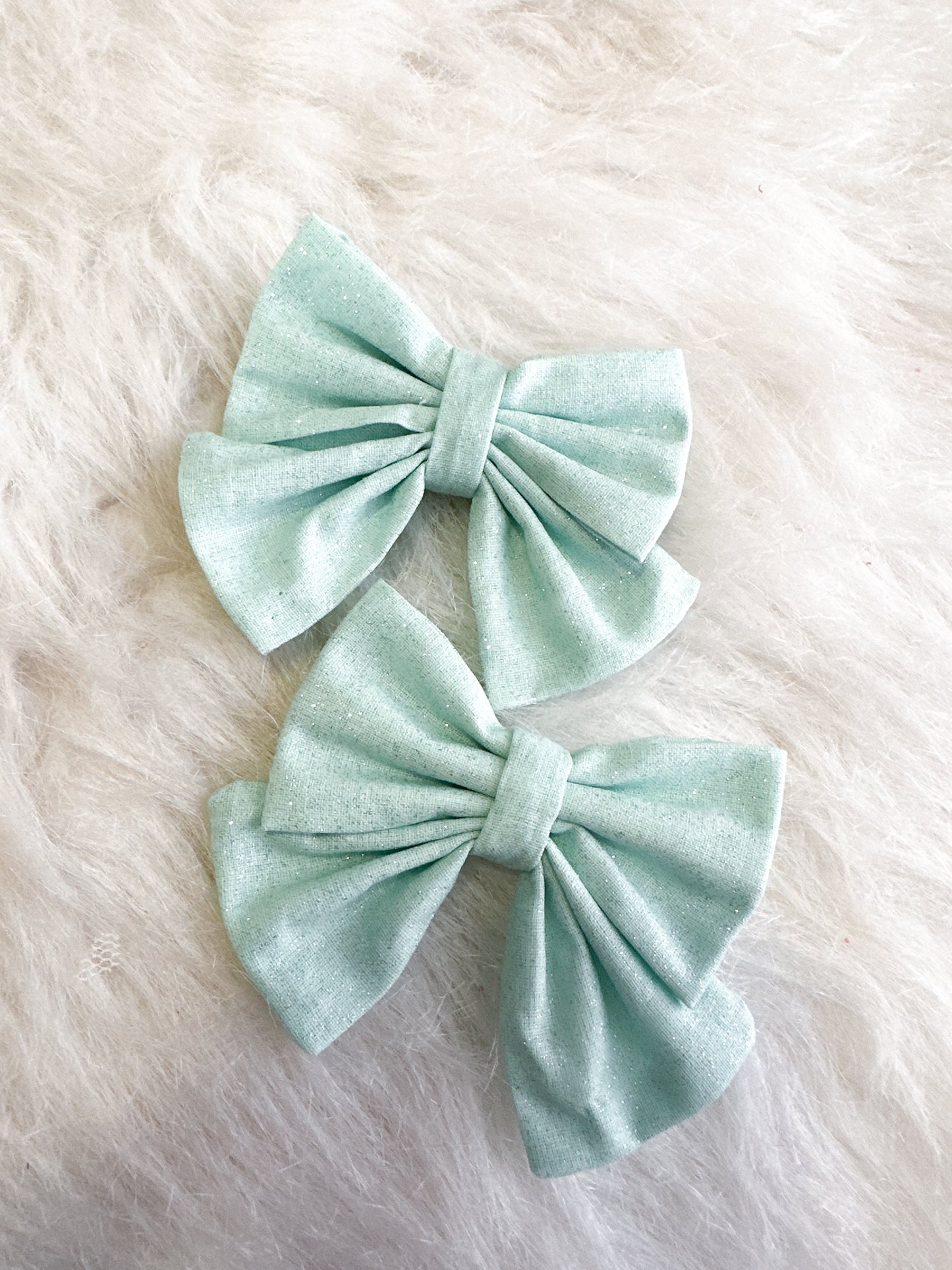 Sparkle cotton bows