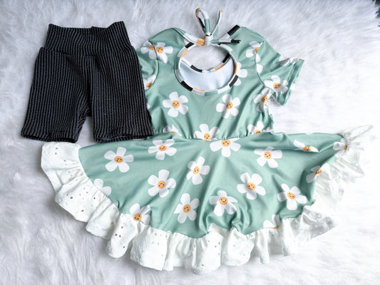 Sofia top + Biker set 12/18-5T