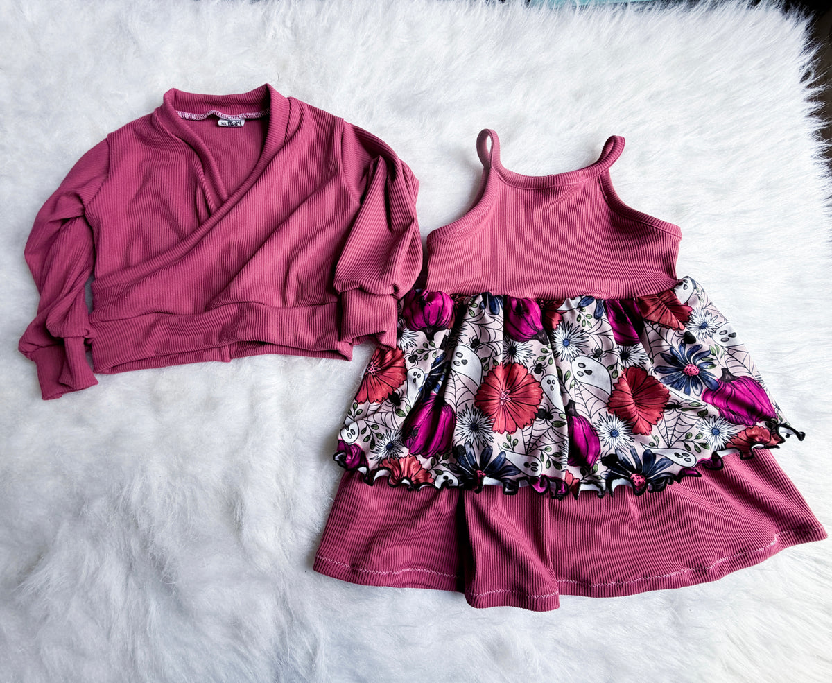 Nova dress + Clara sweater 18-24