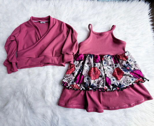 Nova dress + Clara sweater 18-24