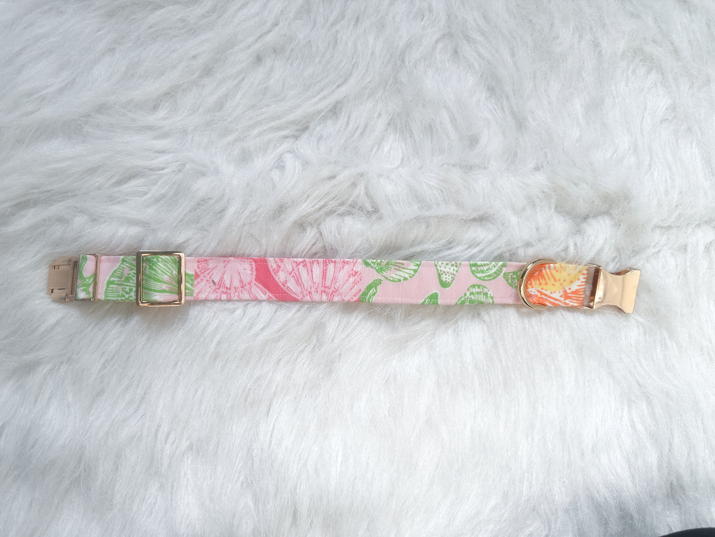 Upcycled LP dog collar