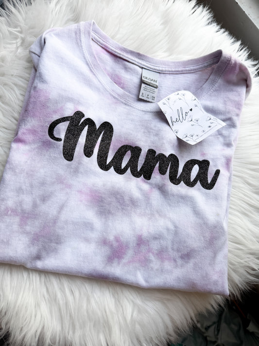 Mama tie dyed tee