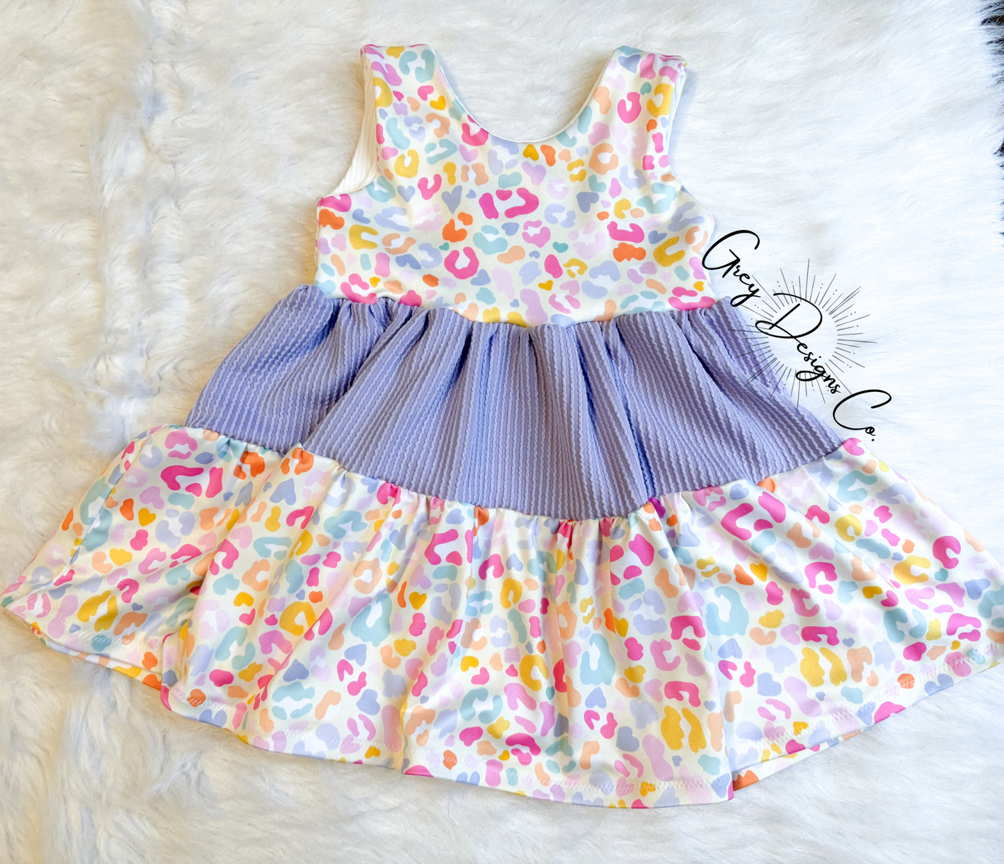 Custom Magnolia tiered dress