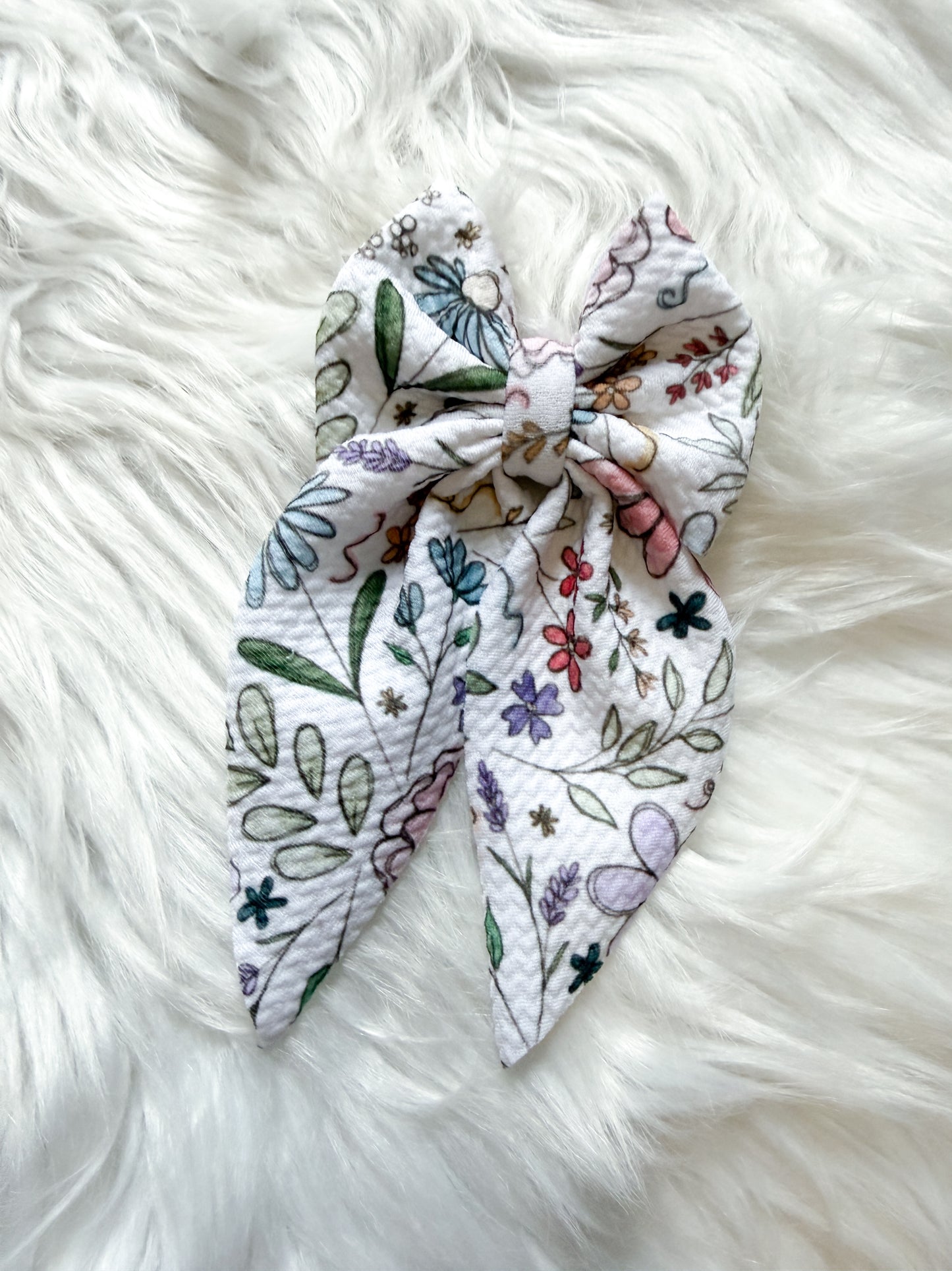 Spring floral bows