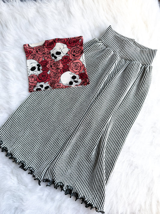 Tube top + flow pants 2T