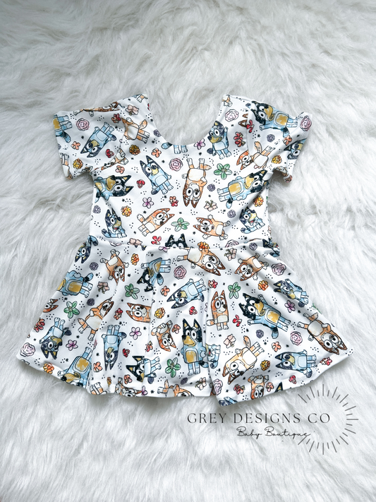 Short sleeve peplum 5T