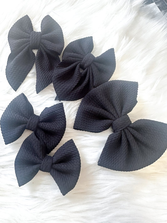 Black bows