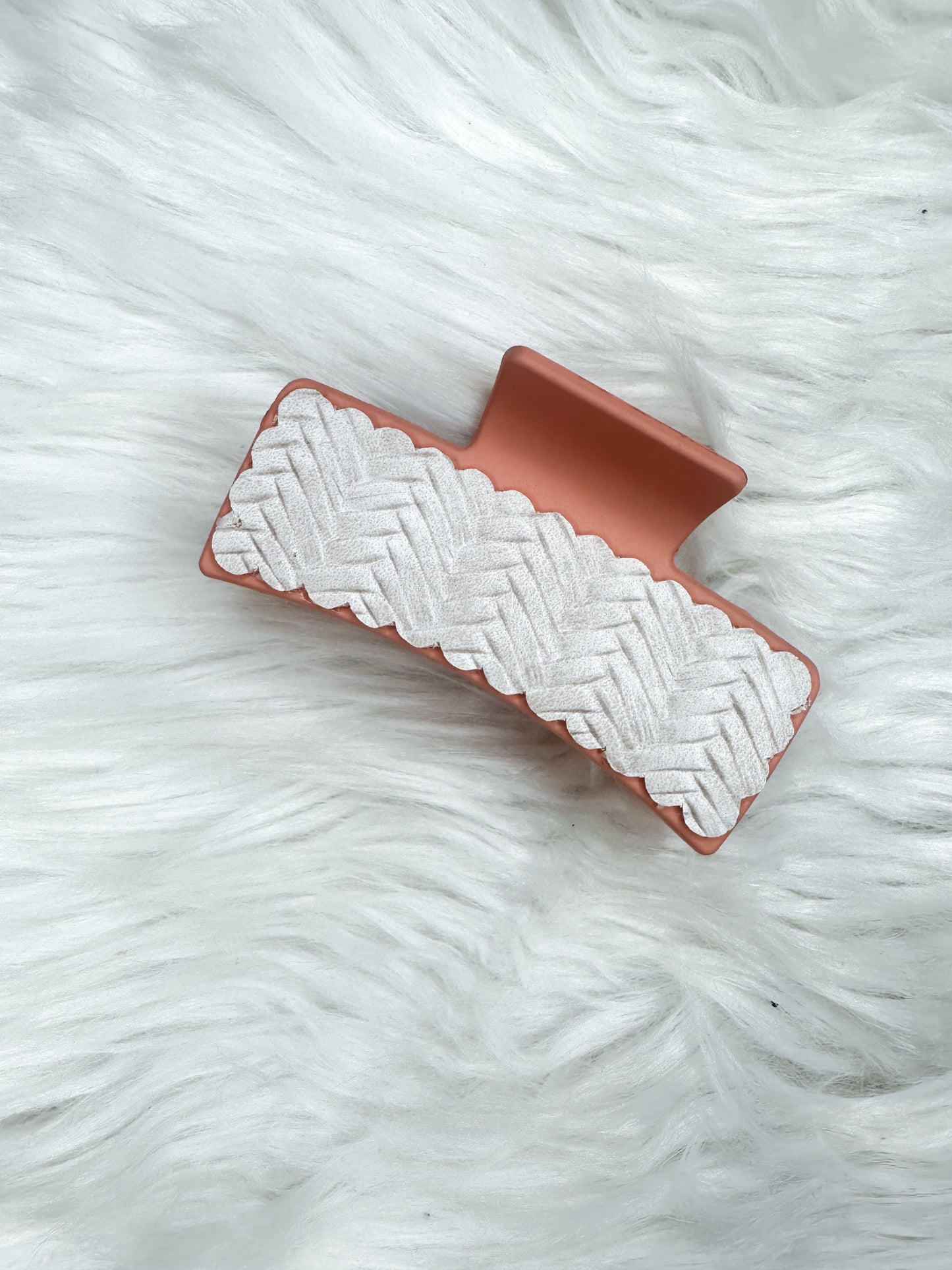 Faux leather Claw Clip