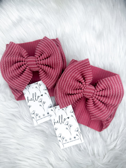 Mauve Bows